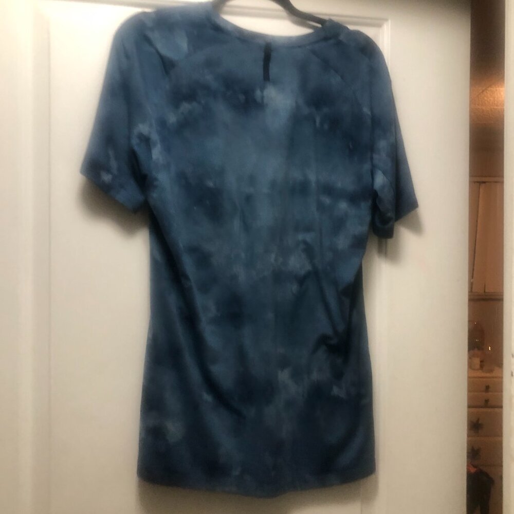 Mens Lululemon Always Agile Short Sleeve Shirt Spray Dye Navy DYTN 00189 Med - Picture 6 of 6